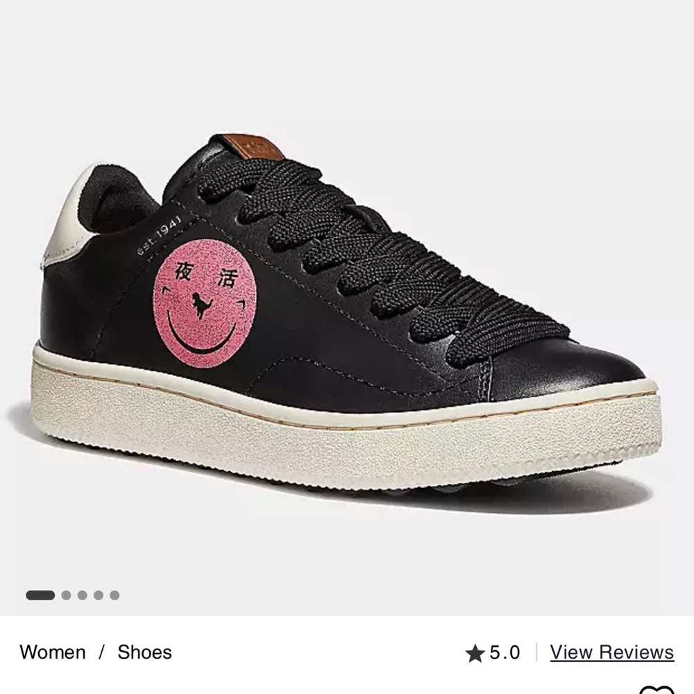 Coach leather sneakers With Rexy By Yeti Out